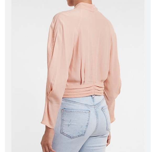 🆕 Express V-Neck Overlapped Front Blouse NWT - Picture 7 of 8